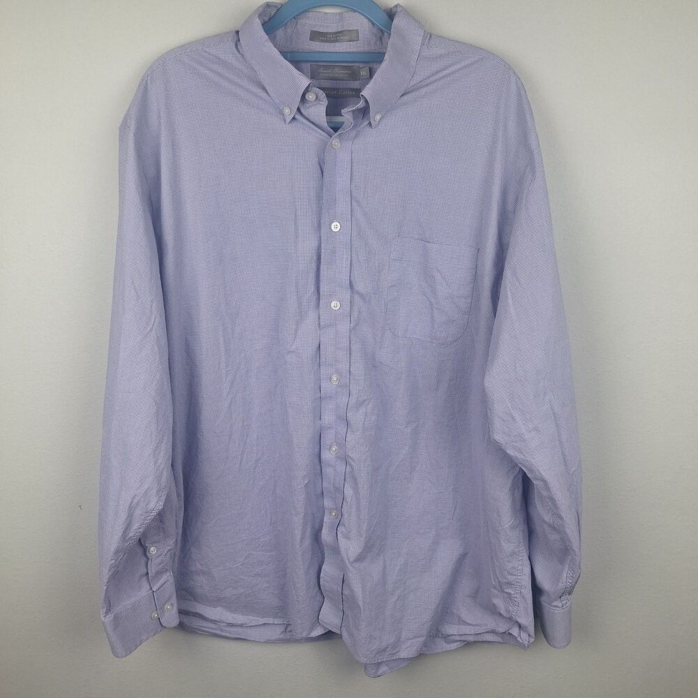 Daniel Cremieux Signature Collection Egyptian Cotton Long Sleeve Button-Up XXL